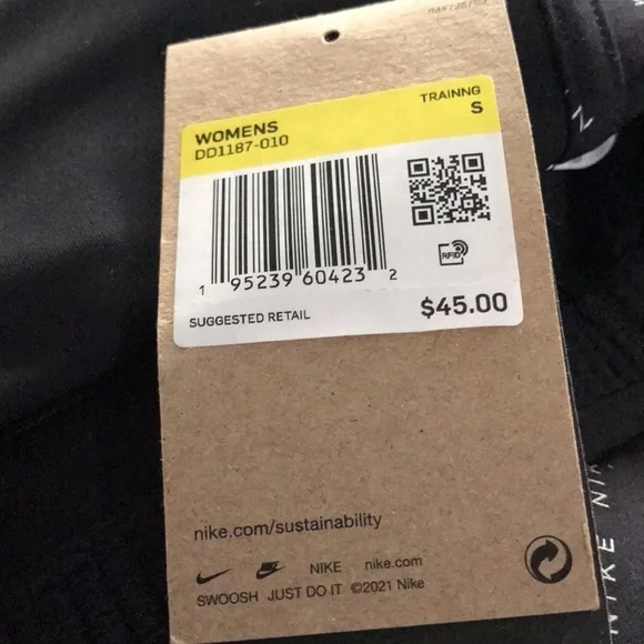 NWT Nike Dri-FIT Sports Bra Black - Picture 7 of 7